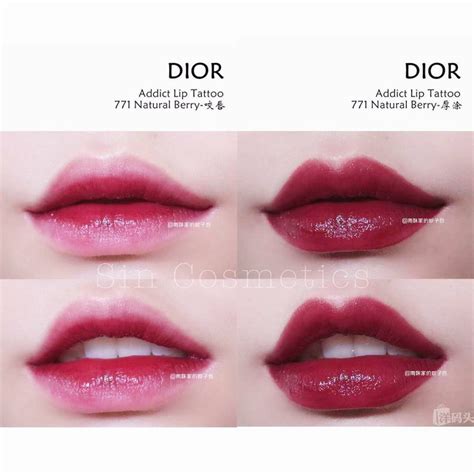 dior lip tattoo 771